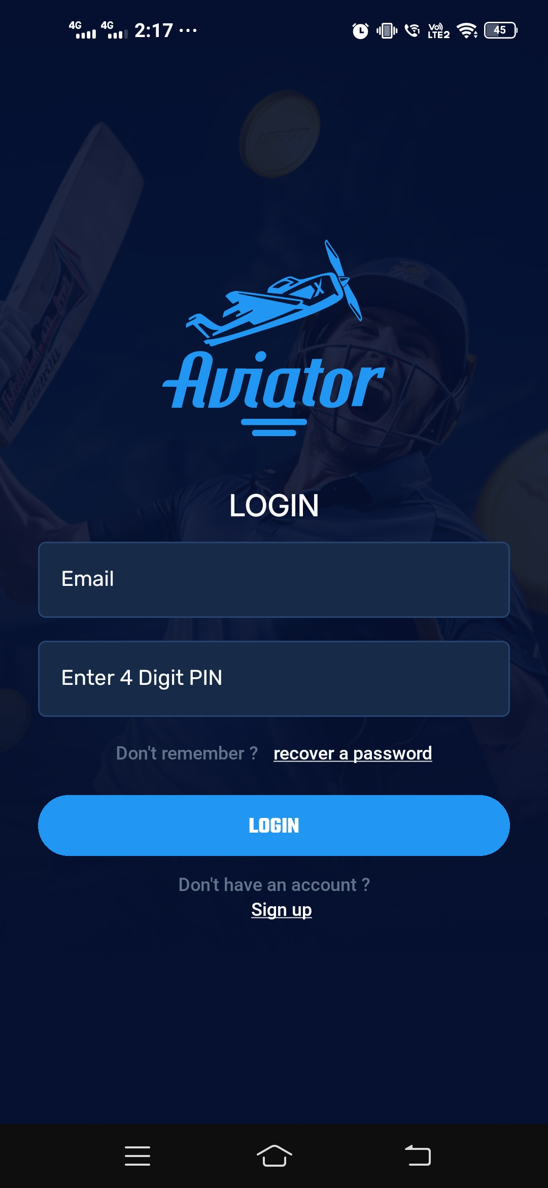 game statistics all Bets panel